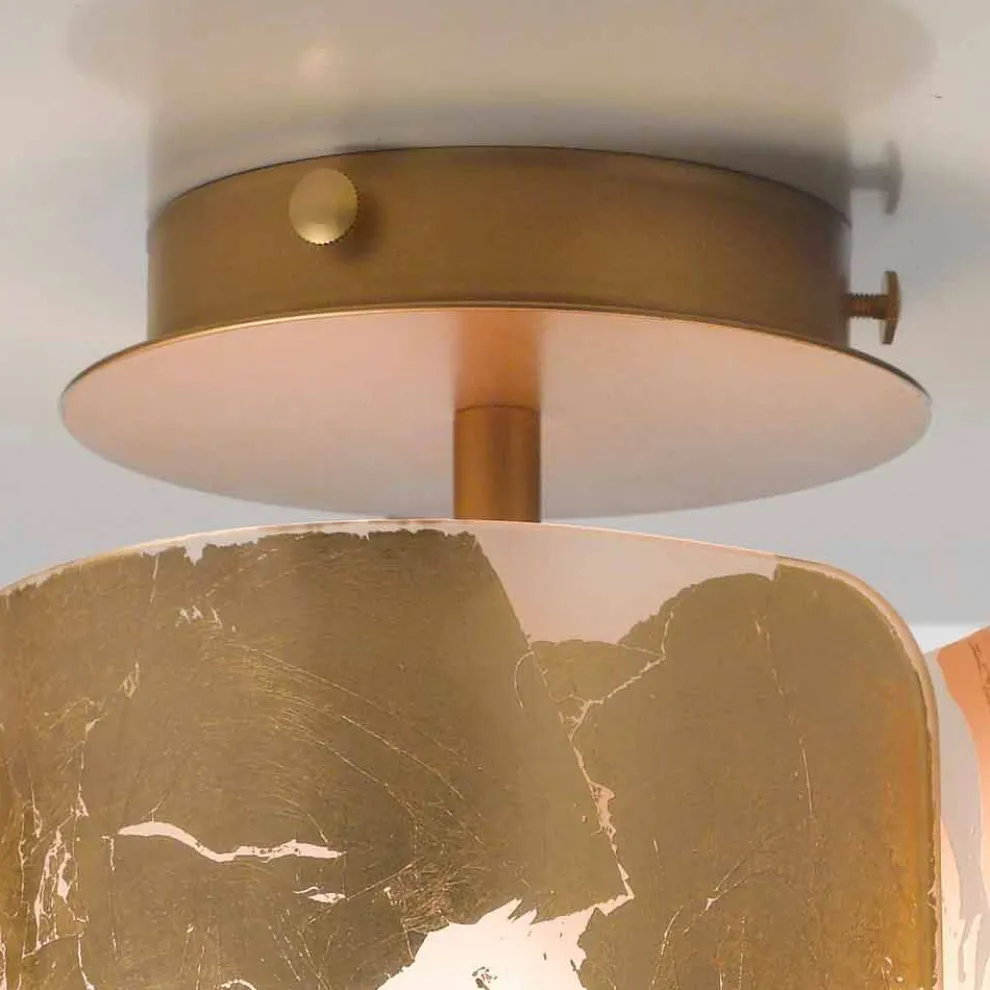 Selene Papiro Deckenlampe aus Kristall Ø15 H30cm, made in Italy