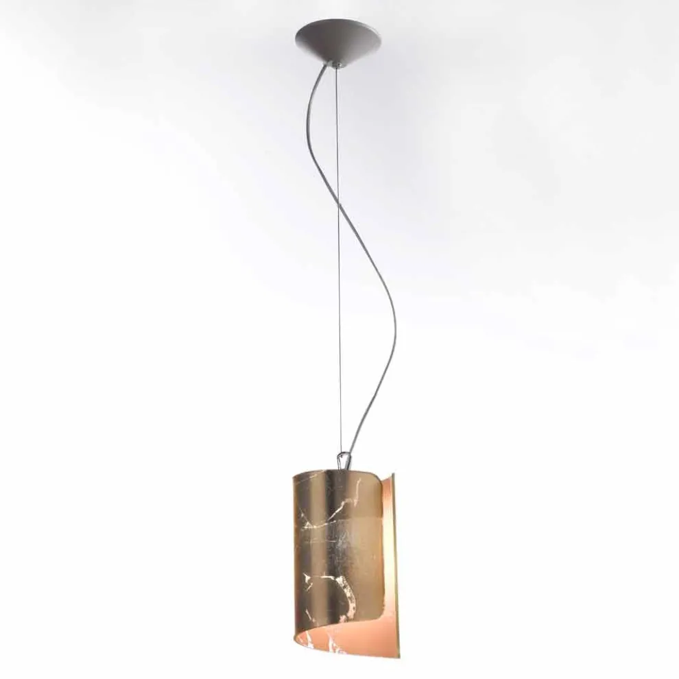 Selene Papiro moderne Hängeleuchte aus Kristall Ø15 H 125cm