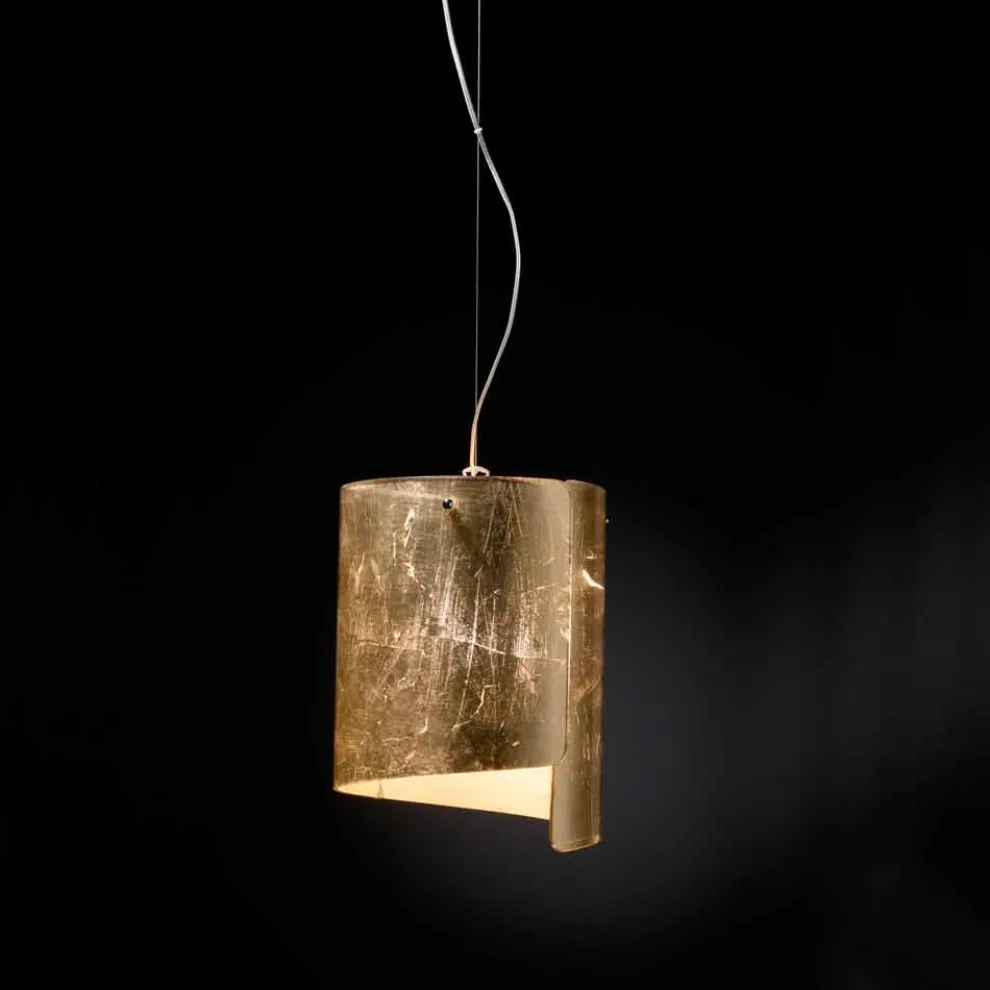 Selene Papiro moderne Hängeleuchte aus Kristall Ø26 H 125cm