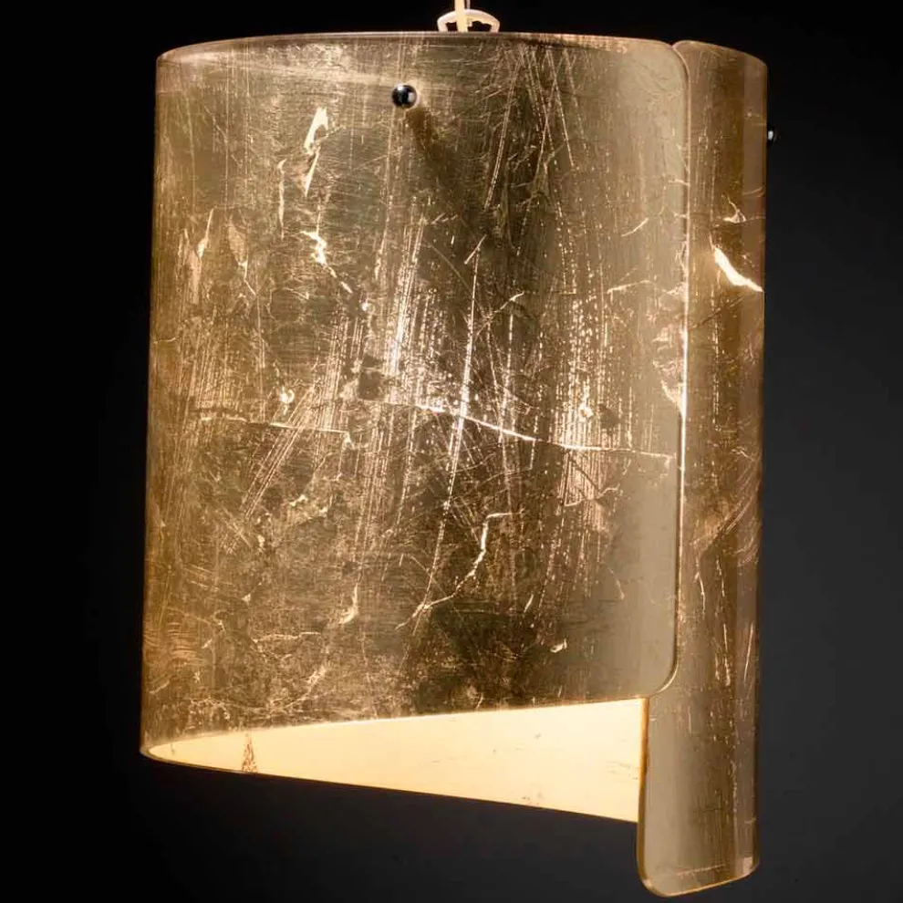 Selene Papiro moderne Hängeleuchte aus Kristall Ø26 H 125cm