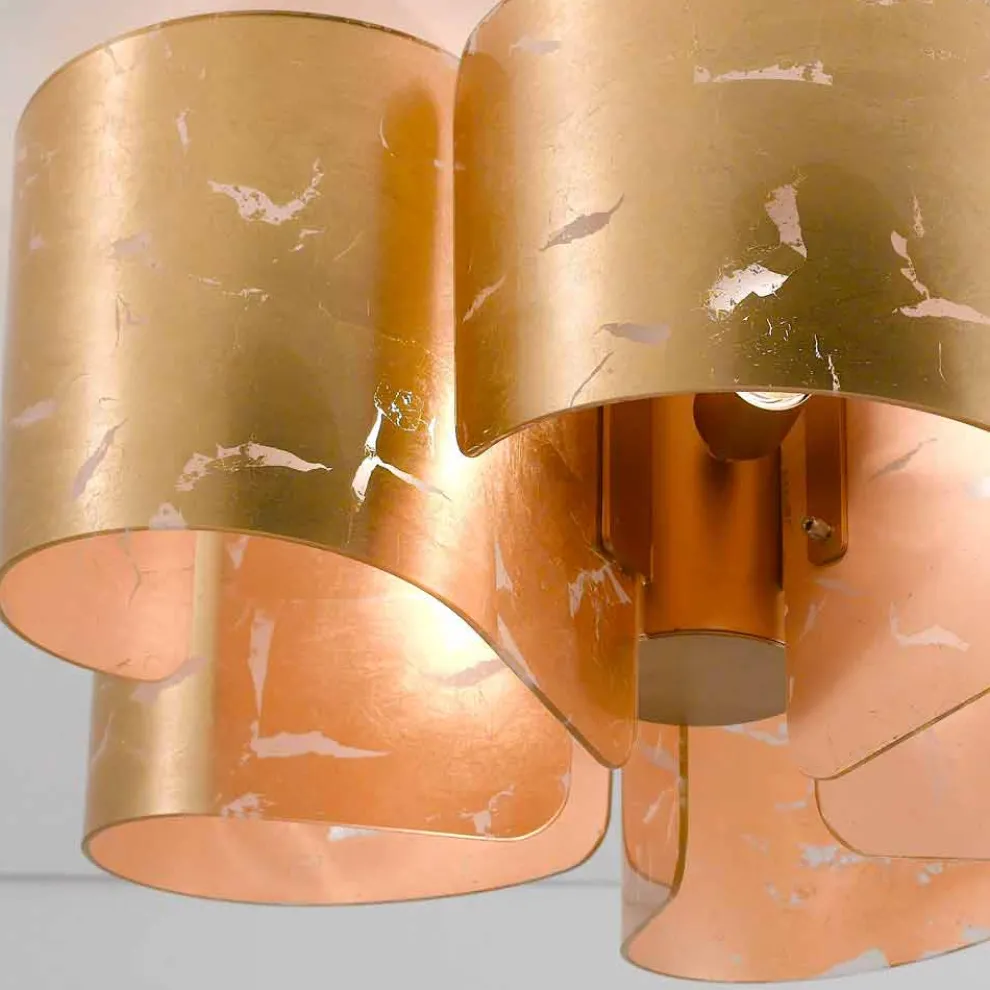 Selene Papiro moderne Deckenlampe aus Kristall Ø65 H28cm made in Italy