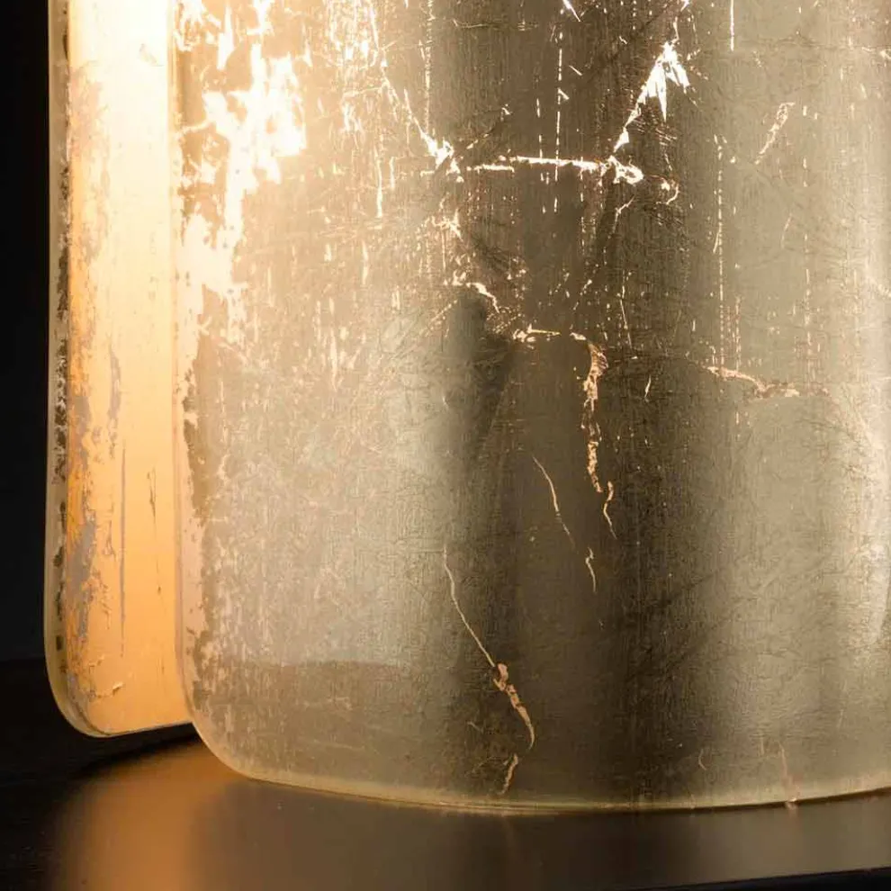 Selene Papiro Tischlampe aus Kristall made in Italy 15x14xH25 cm