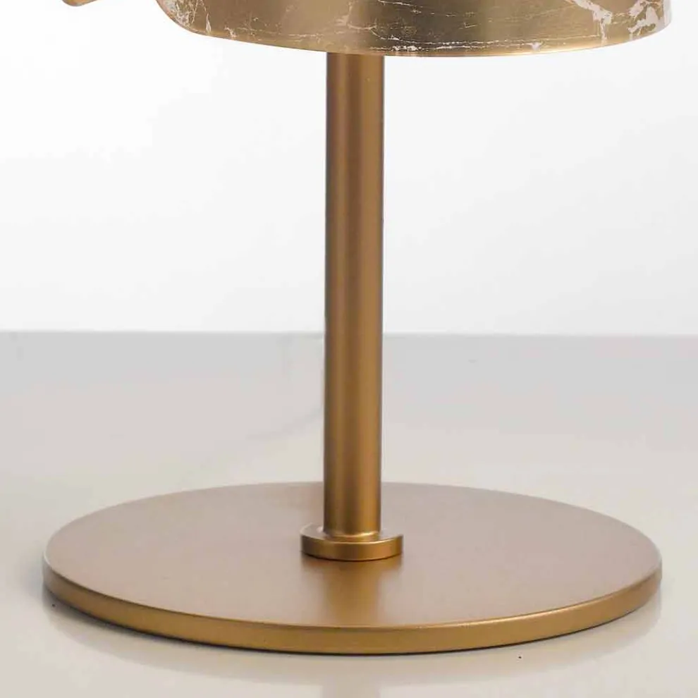 Selene Papiro Tischlampe aus Kristall, Ø15 H38cm modernes Design