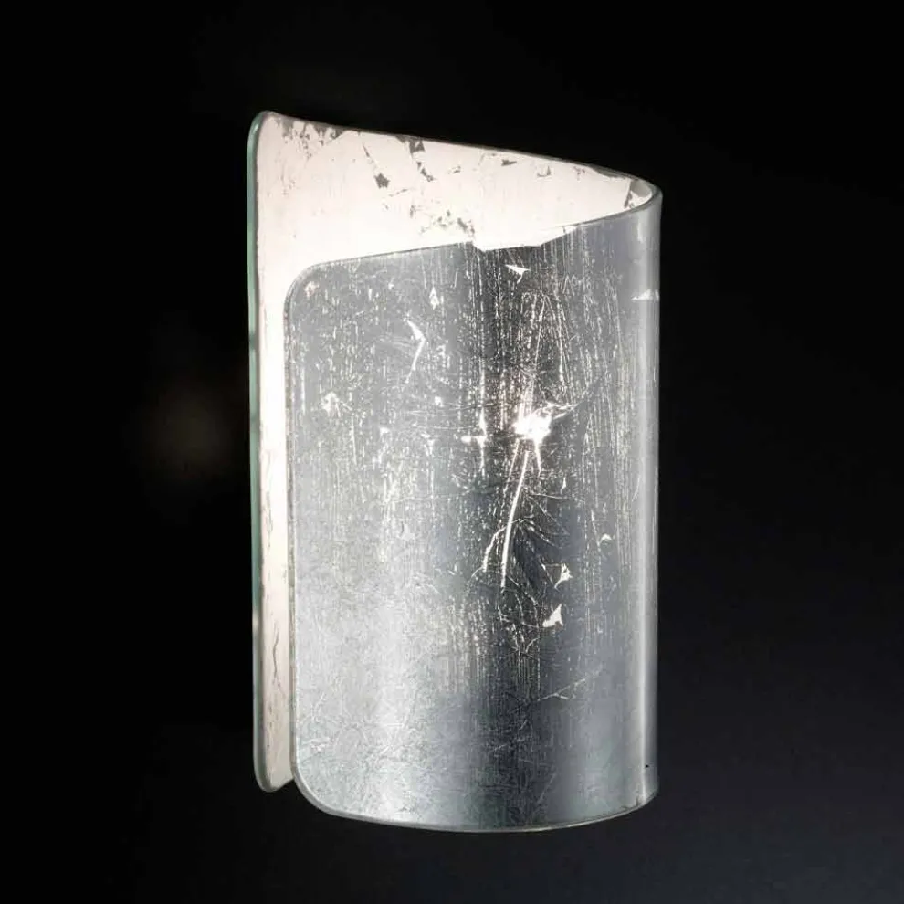 Selene Papiro Wandleuchter aus Kristall, modernes Design made in Italy