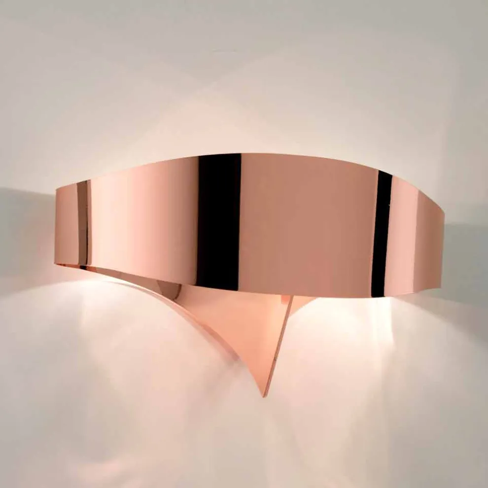 Selene Scudo Wandleuchte, galvanisch, modernes Design made in Italy