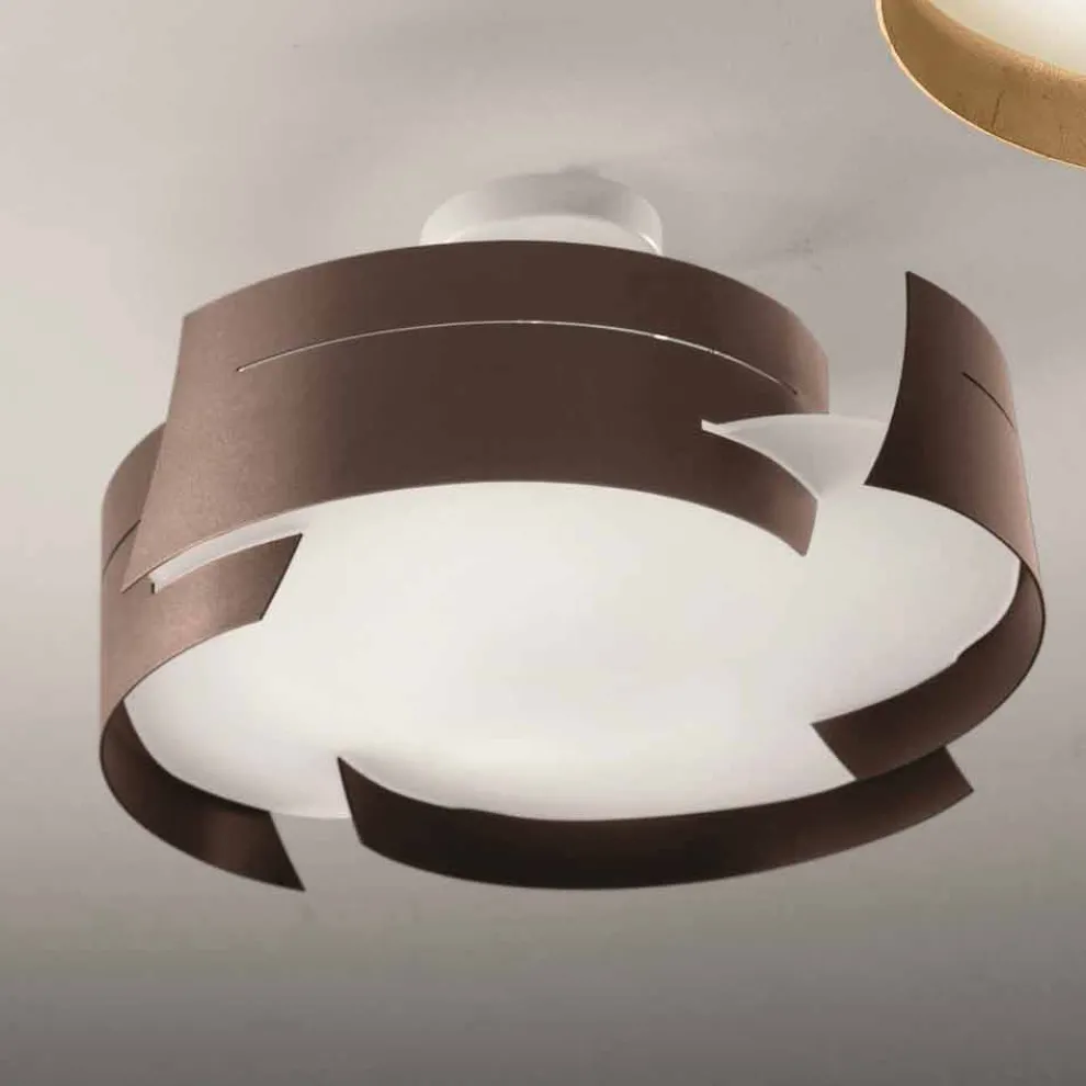 Selene Vultur Deckenlampe aus Stahl made in Italy Ø47 H 25cm