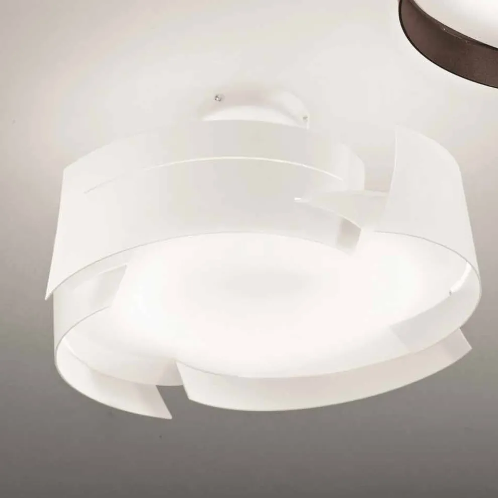 Selene Vultur Deckenlampe aus Stahl made in Italy Ø47 H 25cm