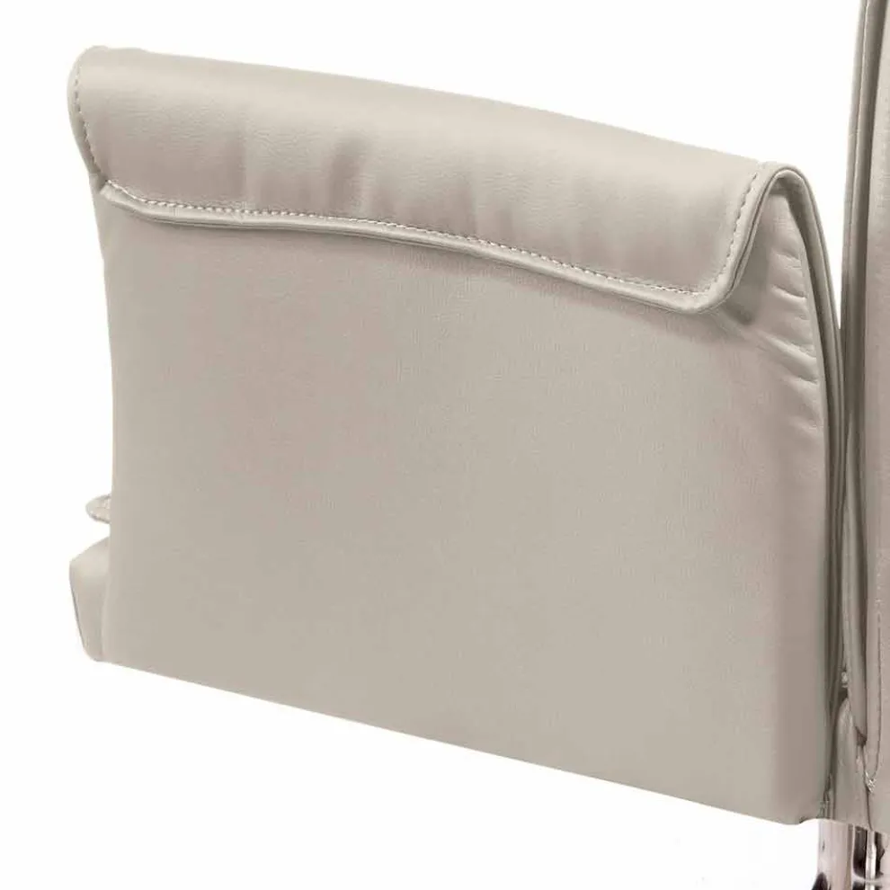 Sessel made in Italy auf lederbeschichtetem Niles, modernes Design