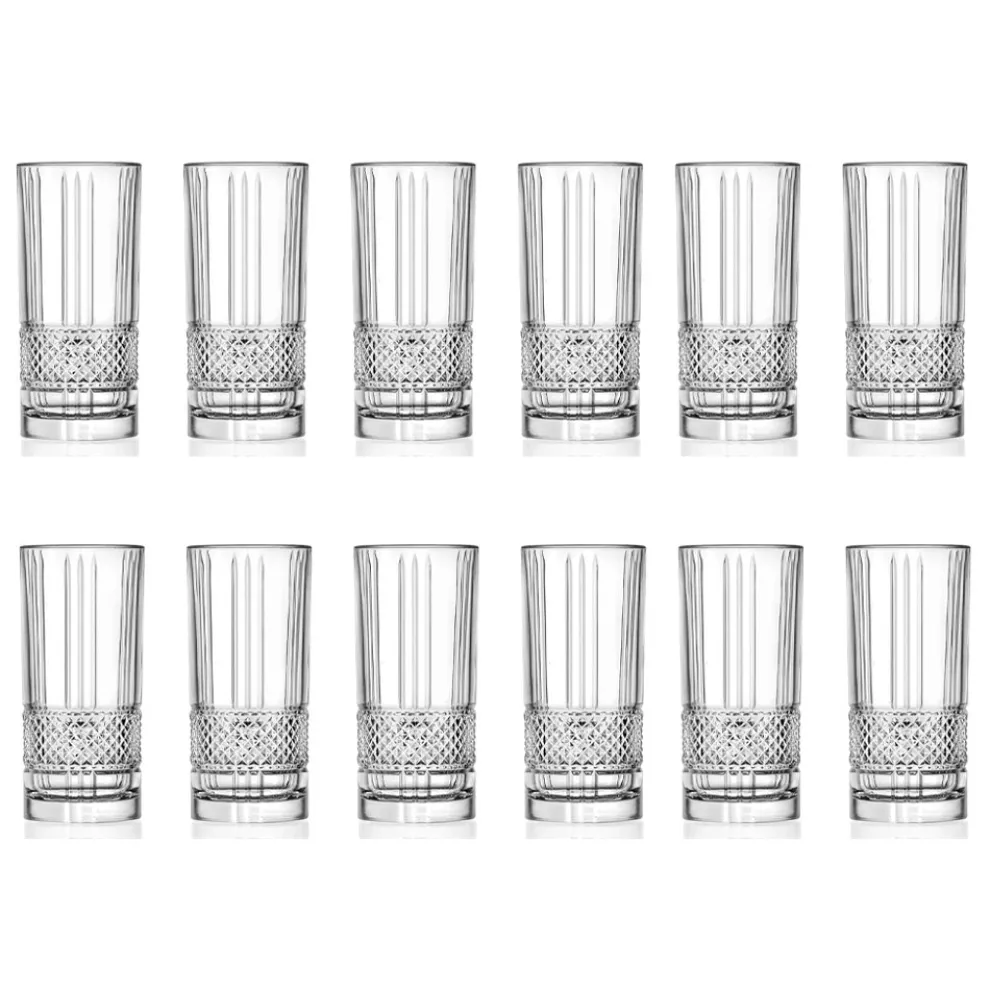 Tumbler Eco Kristallgläser Set Diamant Dekoration 12 Stück - Lebendig