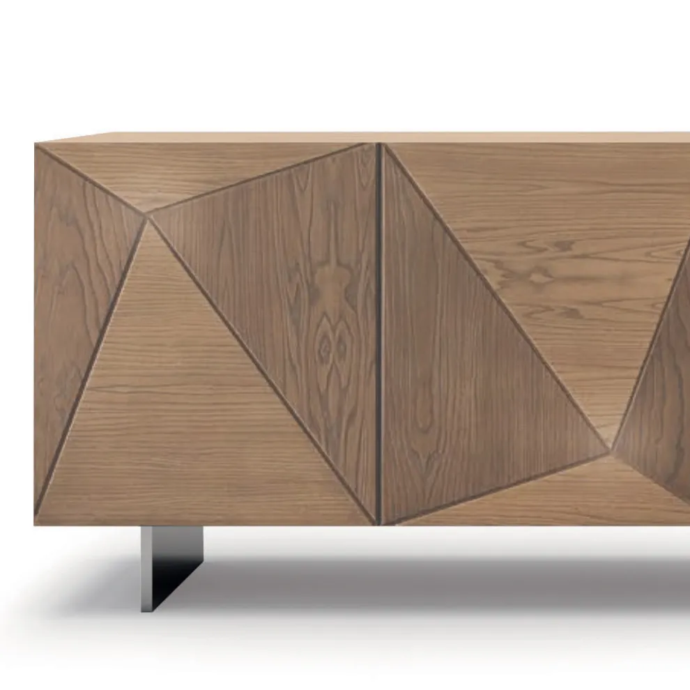 Sideboard aus Eschenholz, handgefertigt in Italien – Hervorragend