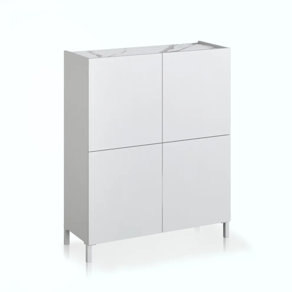 Sideboard mit 4 Holzschwingtüren – Tantalus