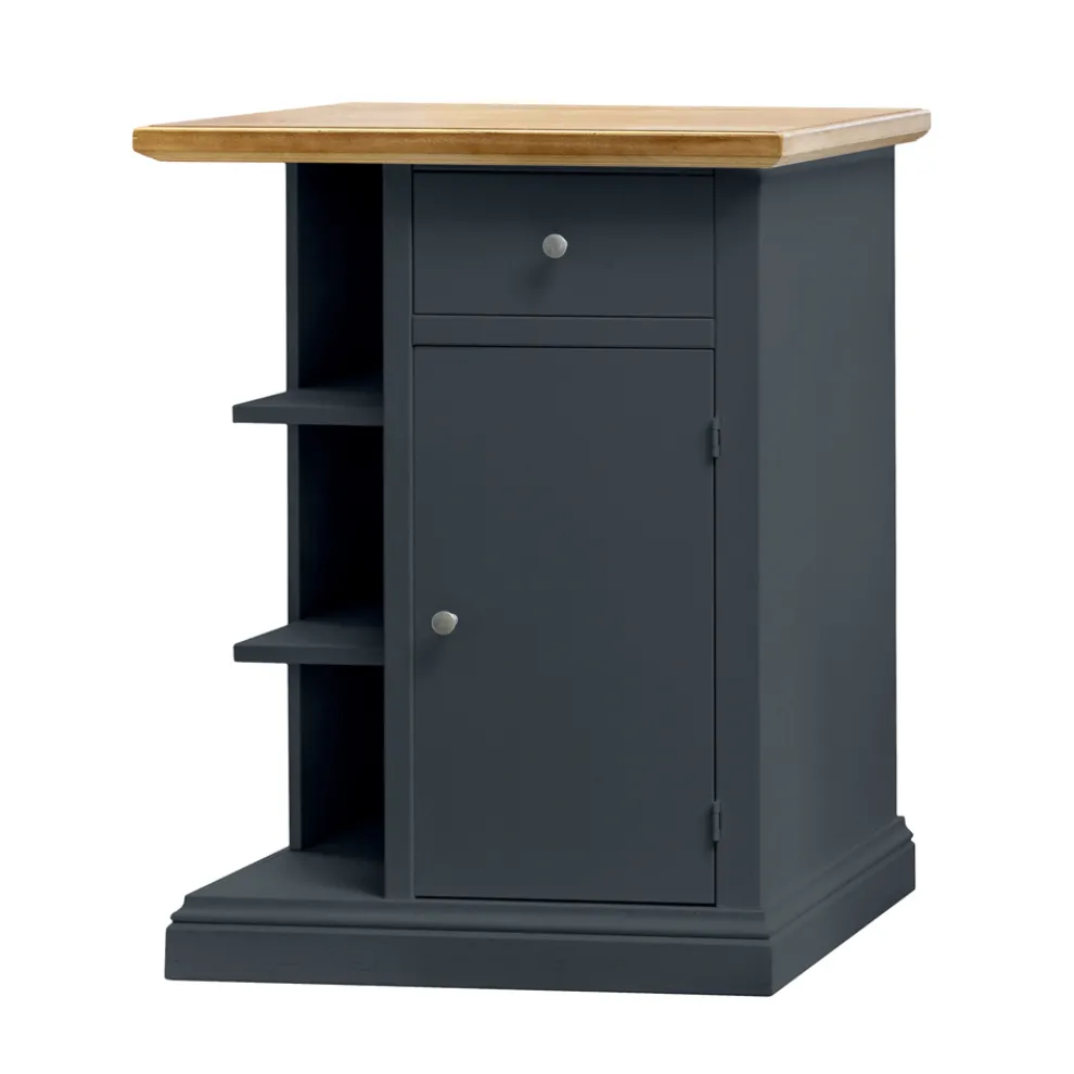 Sideboard mit 1 Tür, 1 Schublade und 3 offenen Fächern, hergestellt in Italien – Hoder