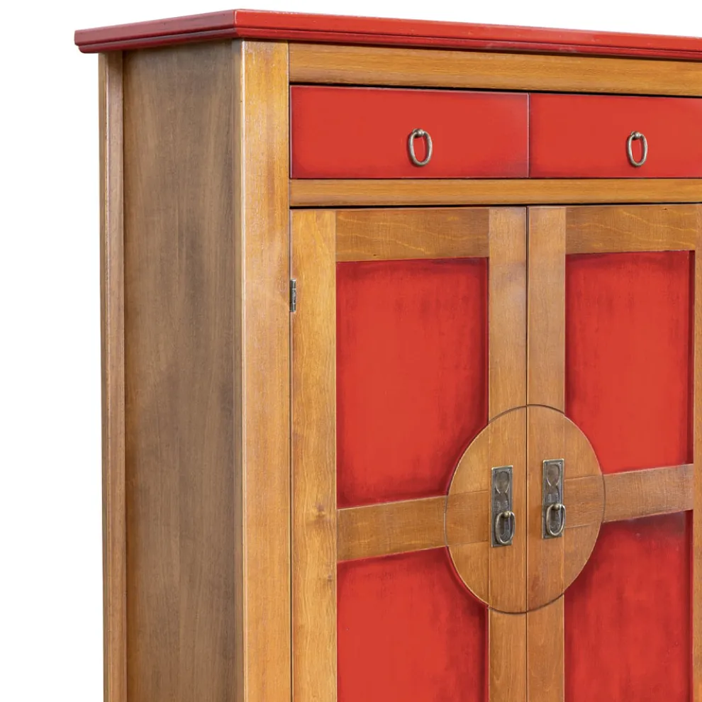 Sideboard mit 2 Türen und 2 Schubladen in verschiedenen Ausführungen, hergestellt in Italien – Hanuman