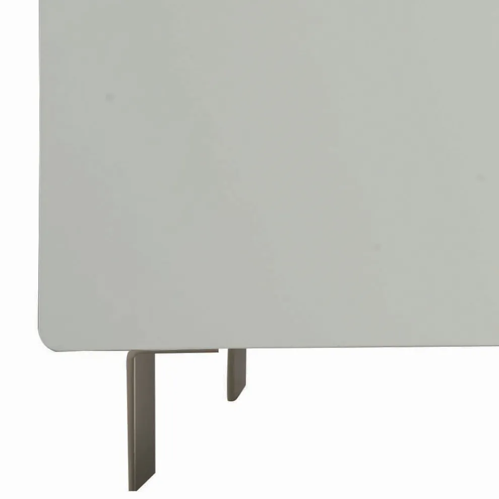 Sideboard mit Korpus und Türen aus MDF 4-Fuß-Gestell Made in Italy - Koralle