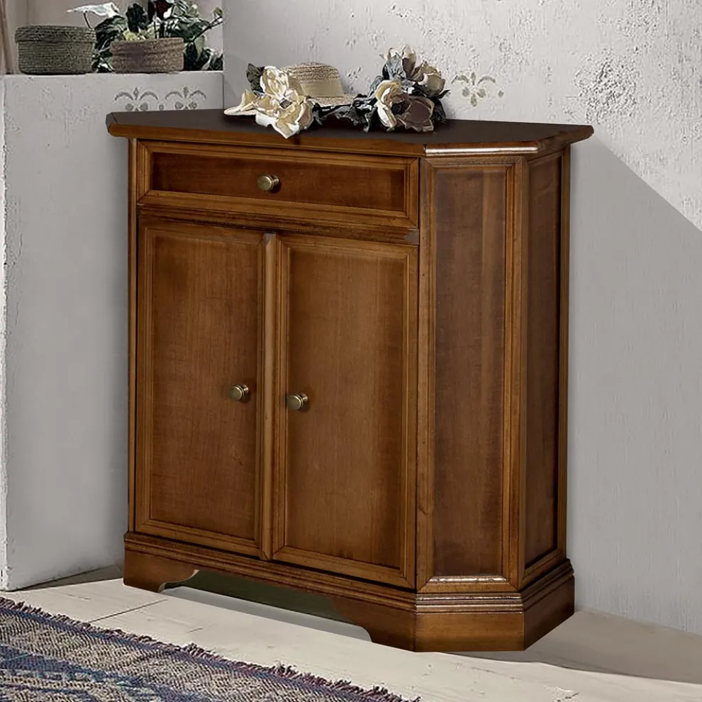 Sideboard mit Schublade, 2 Türen und internem Regal, hergestellt in Italien – Semia
