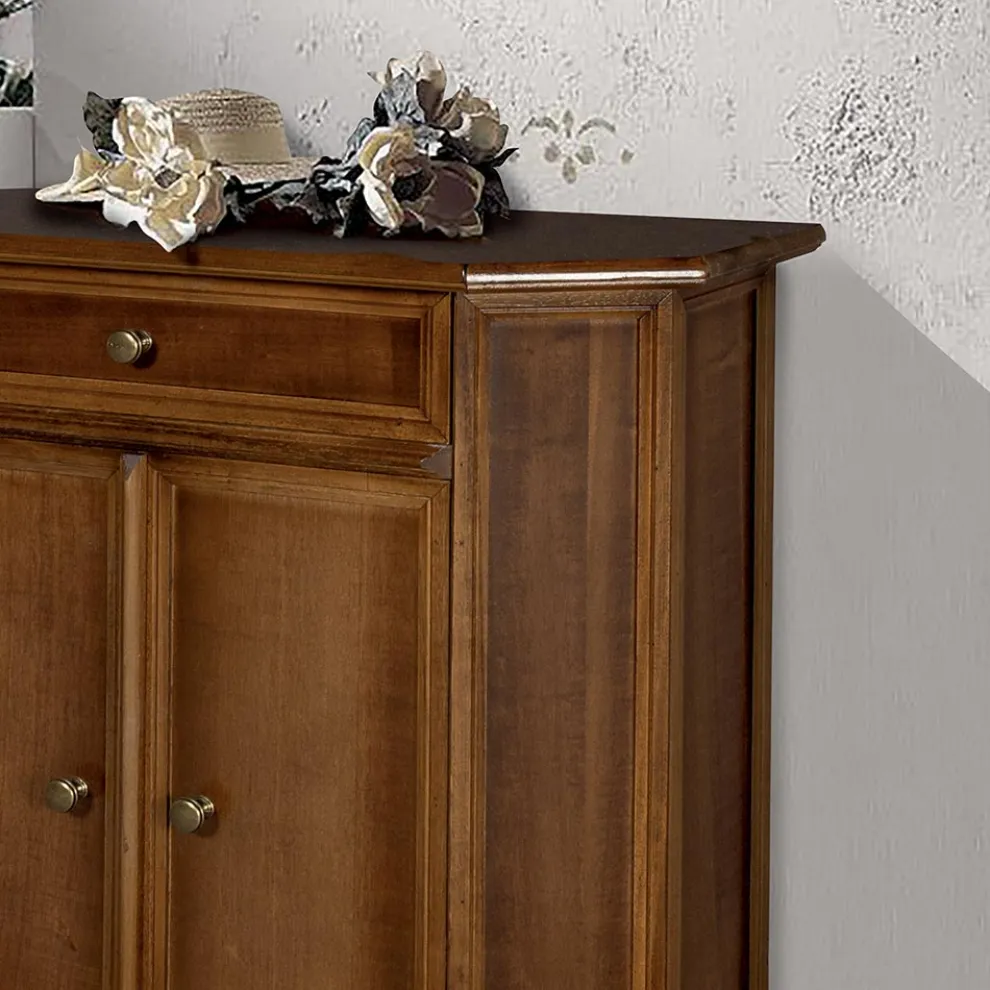Sideboard mit Schublade, 2 Türen und internem Regal, hergestellt in Italien – Semia