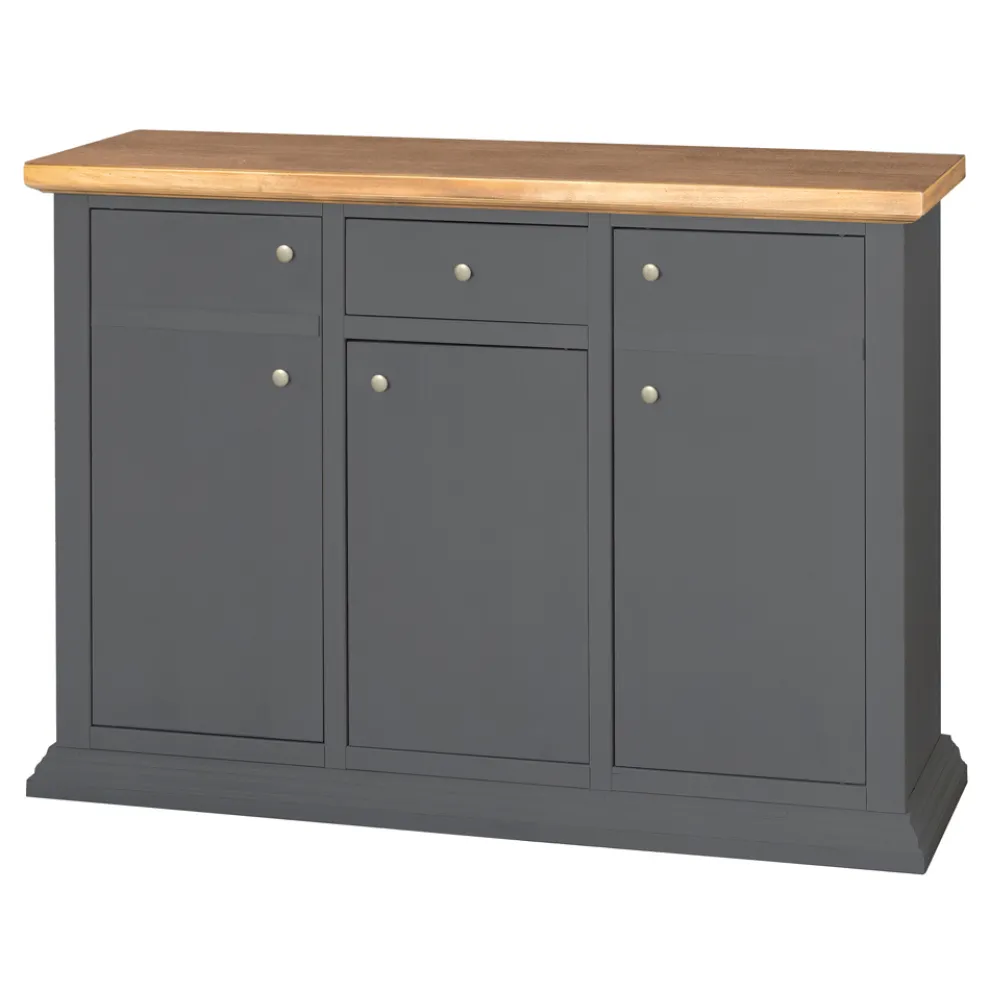 Sideboard mit Struktur aus furnierten Holzpartikeln, hergestellt in Italien – Odino