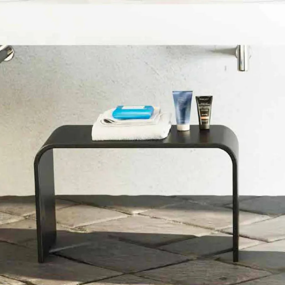 Sitzbank für Bad mit modernem Design in Italien hergestellt Recanati