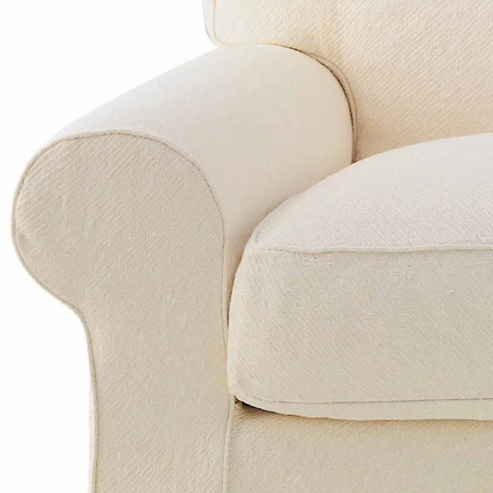 3-Sitzer-Sofa mit hochwertigem Made in Italy-Stoff bezogen - Andromeda