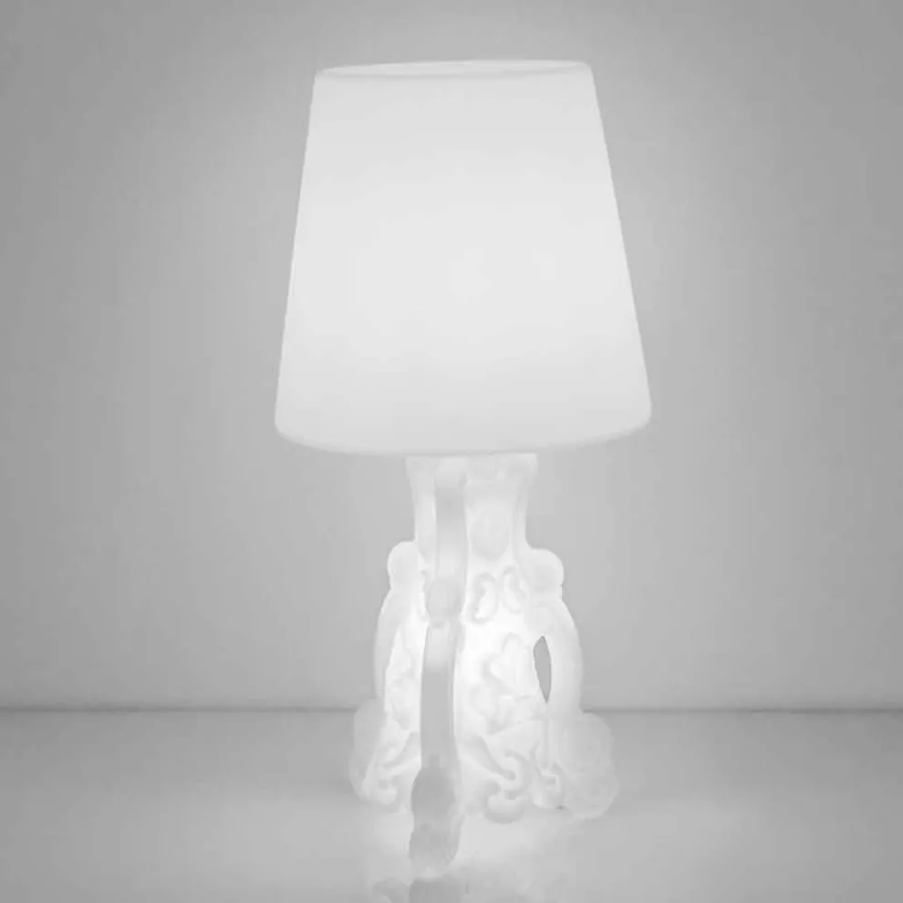 Slide Lady of Love Design helle Tischleuchte aus Italien