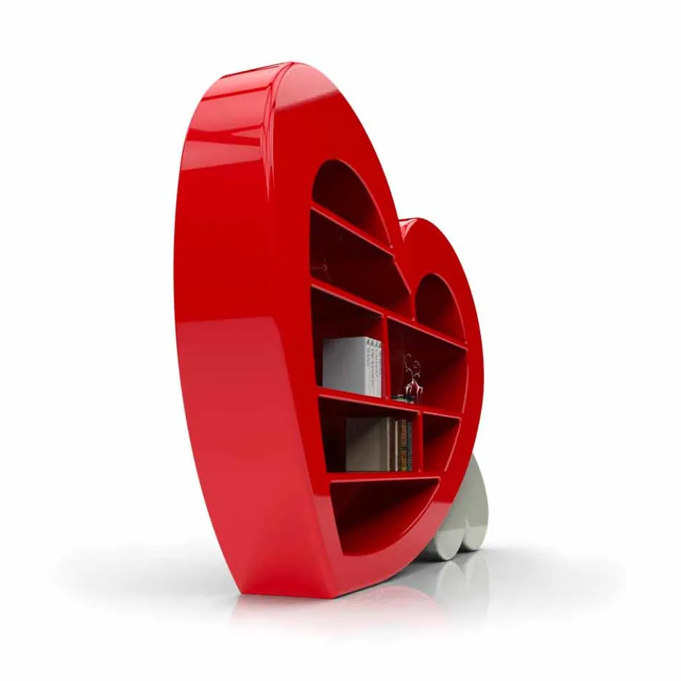 Solid Surface® Bücherregal Made in Italy Cuore