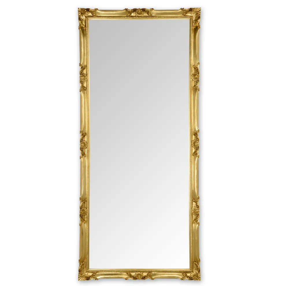 Spiegel mit handdekoriertem Holzrahmen Made in Italy - Venus