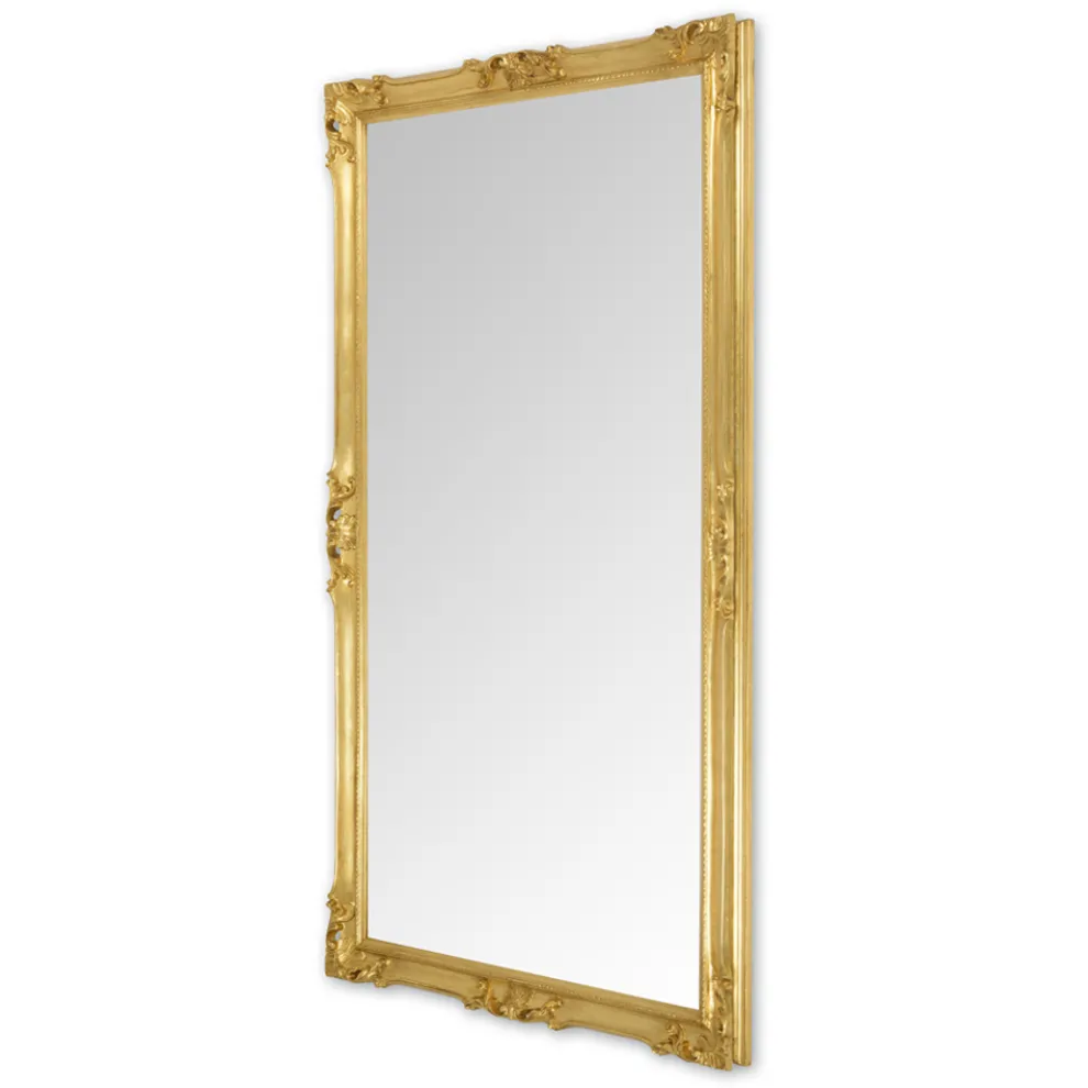 Spiegel mit handdekoriertem Holzrahmen Made in Italy - Venus