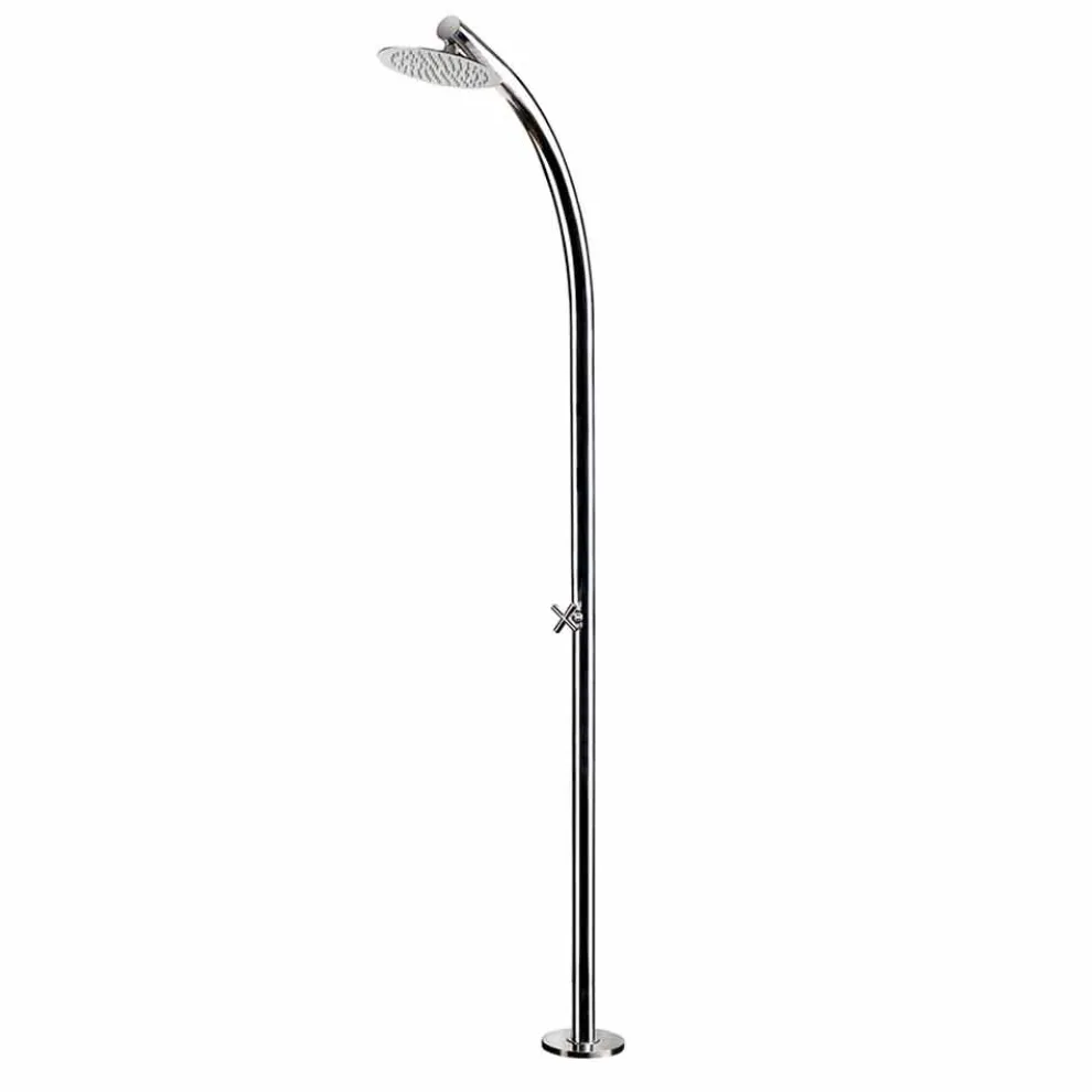 Außendusche mit Edelstahl-Gewindebohrer Made in Italy - Yuki