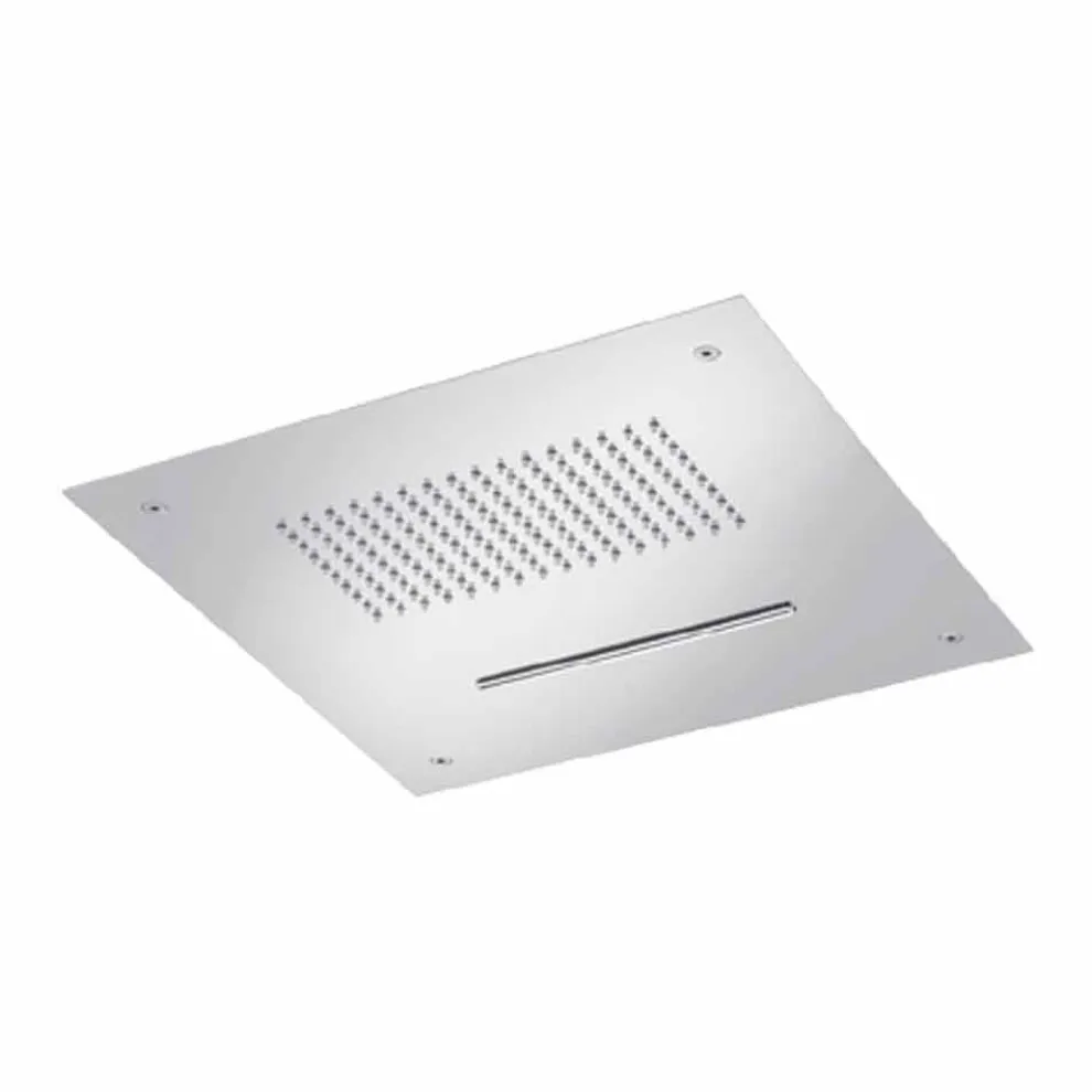 Stahldecke Duschkopf mit Doppelstrahl Made in Italy - Quinto