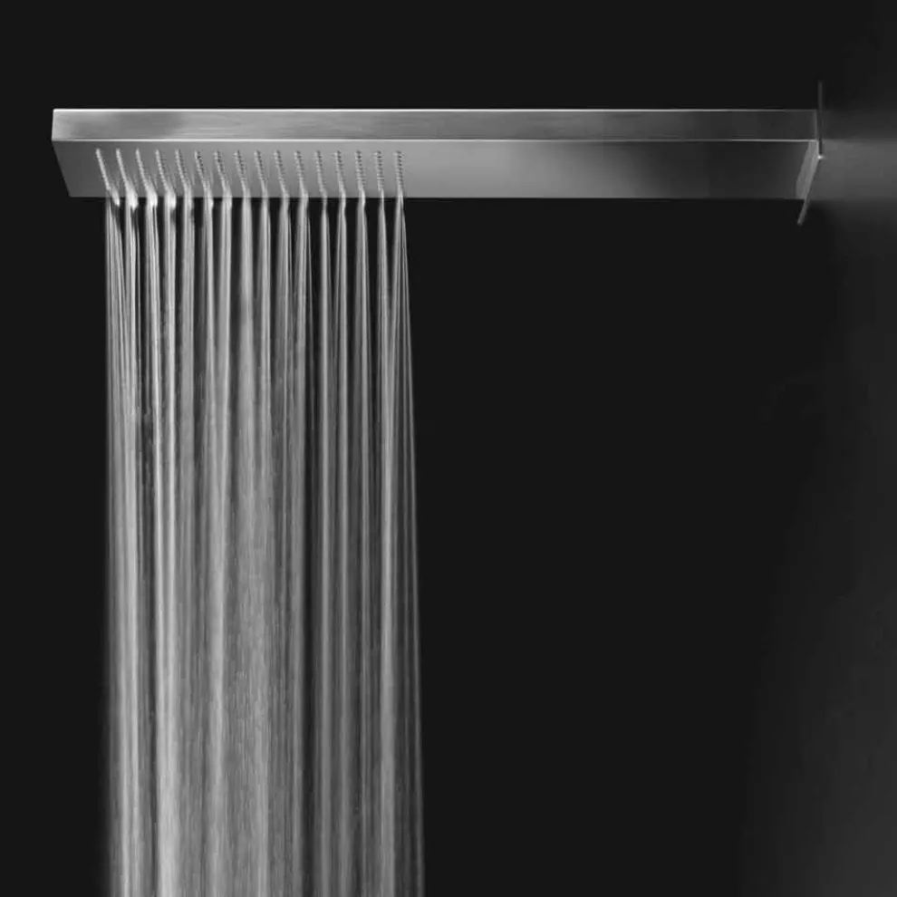 Stahlduschkopf mit Regenstrahl Made in Italy - Nairobi