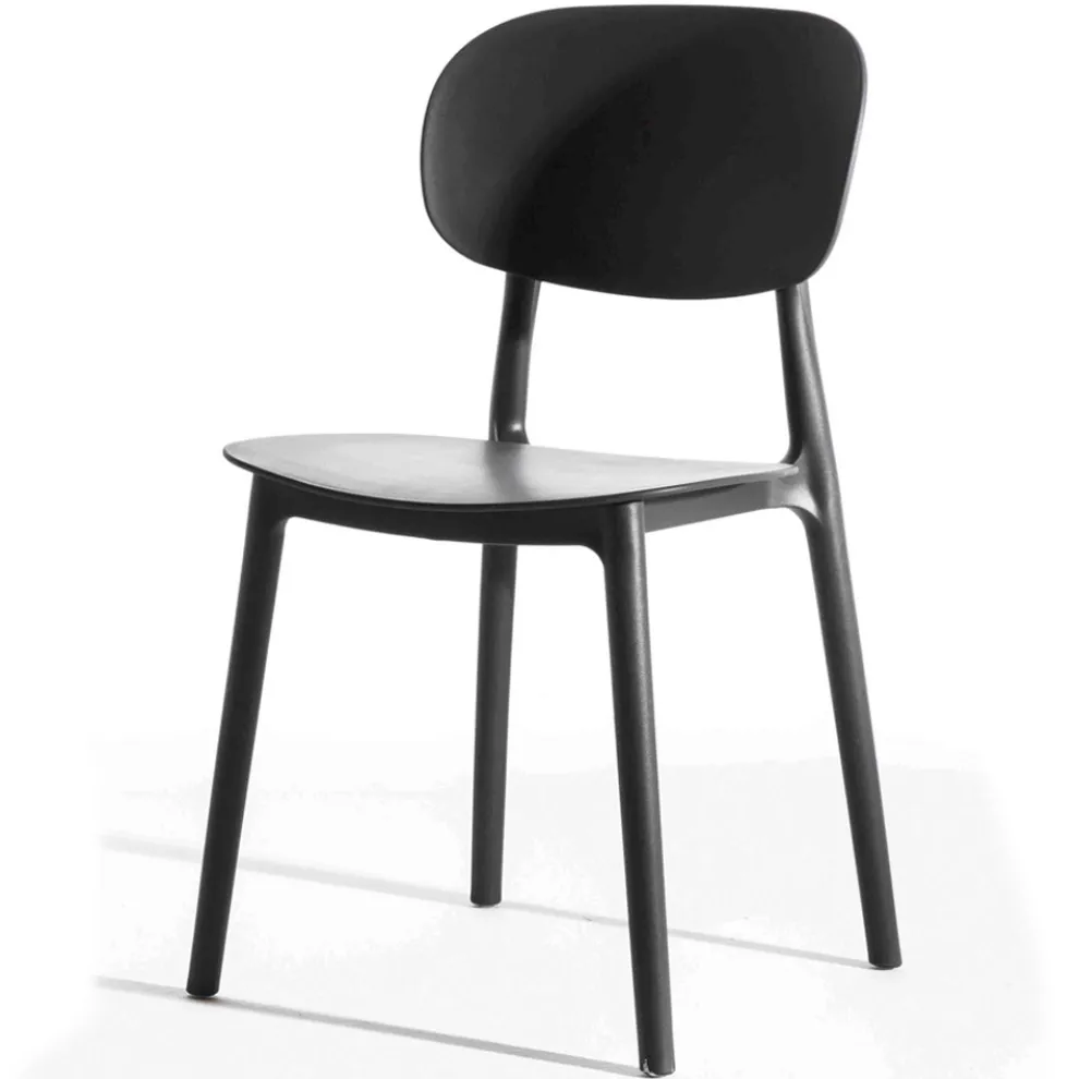 Stapelbarer Esszimmerstuhl aus Polypropylen, 4 Stück - Zagreb