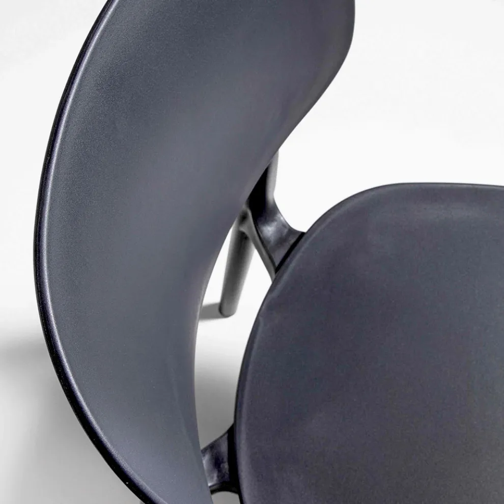 Stapelbarer Esszimmerstuhl aus Polypropylen, 4 Stück - Zagreb