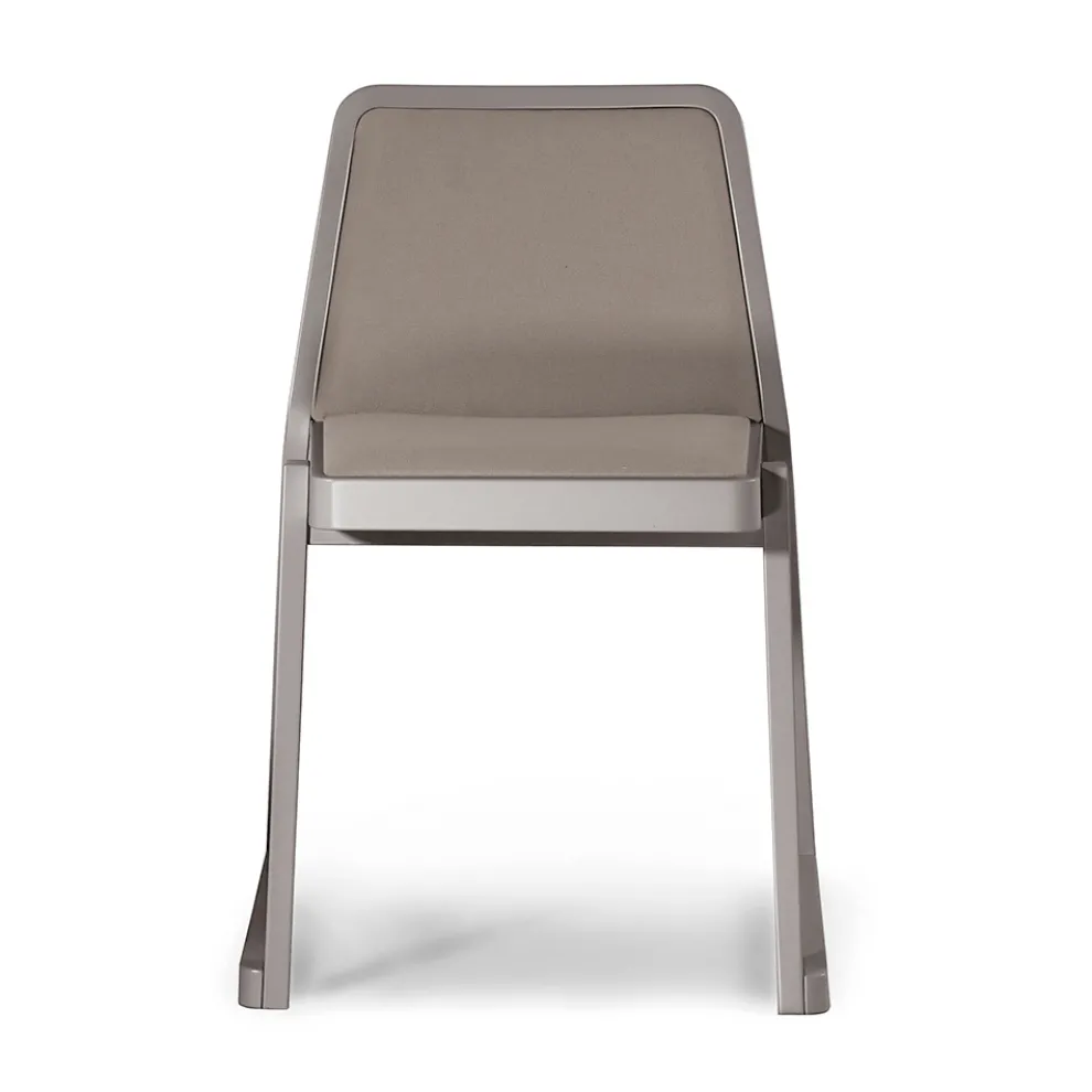 Stapelbarer Holzstuhl mit Samtsitz Made in Italy, 2 Stück - Leipzig