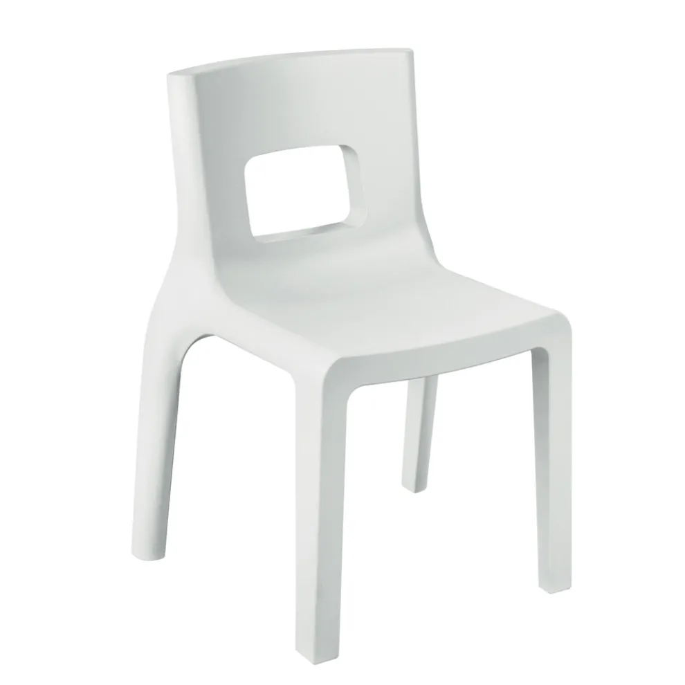 Stapelbarer Küchenstuhl aus Polyethylen Made in Italy 2 Stück - Alassio