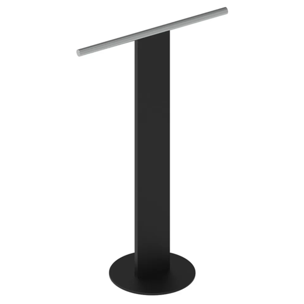 Stehender Handtuchhalter für Waschbecken aus weißem oder schwarzem Aluminium - Alcade