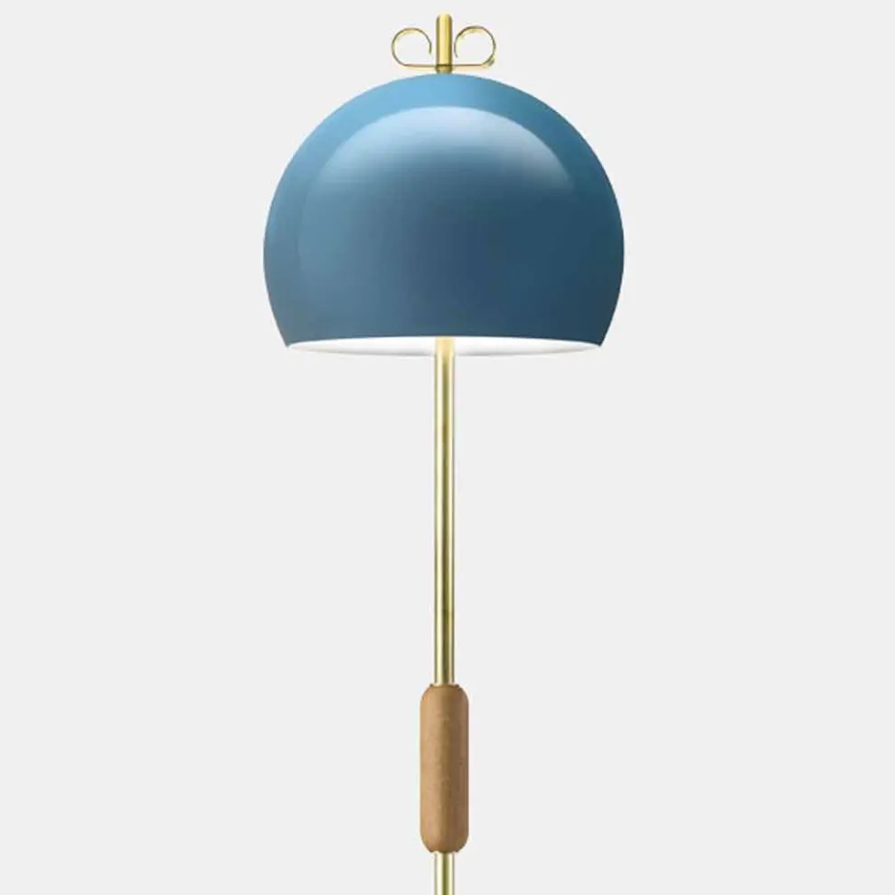 Stehlampe aus Aluminium und Luxusmessing Made in Italy - Bonton by Il Fanale