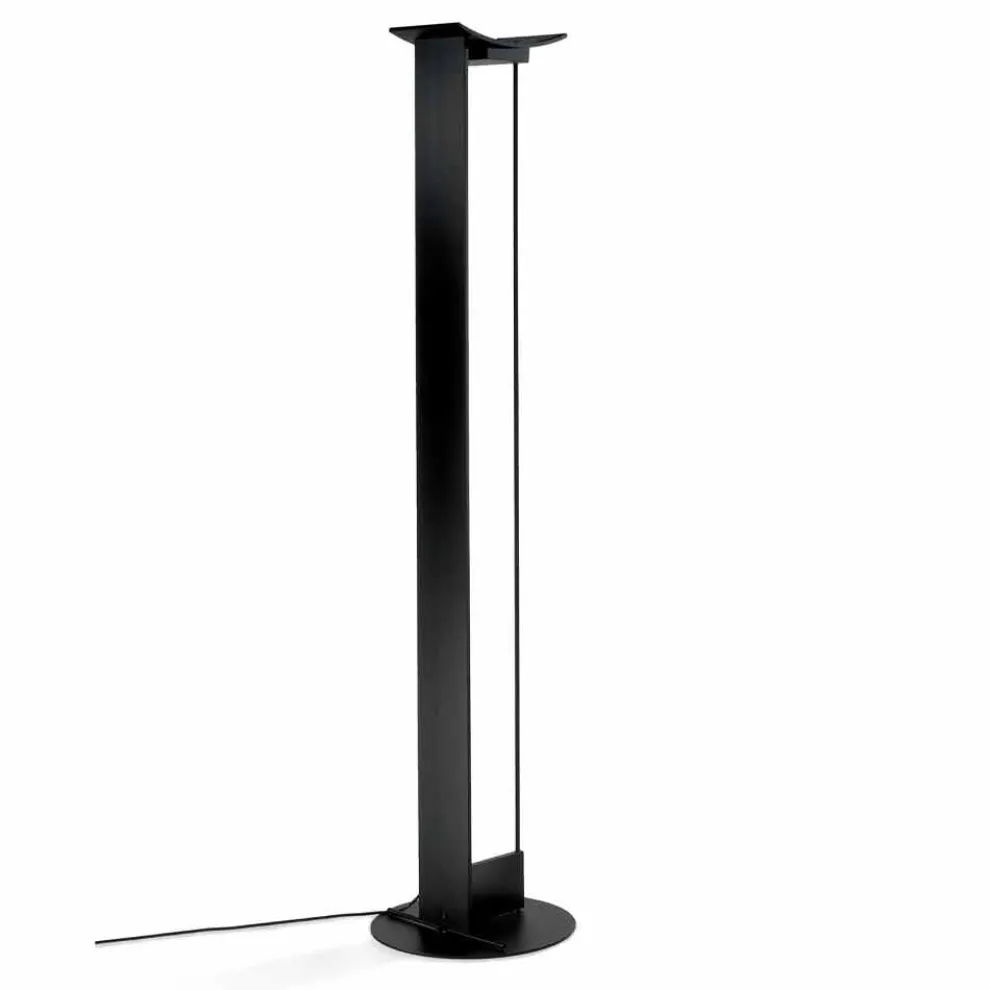 Stehlampe mit integrierter LED aus lackiertem Metall Made in Italy - Indra