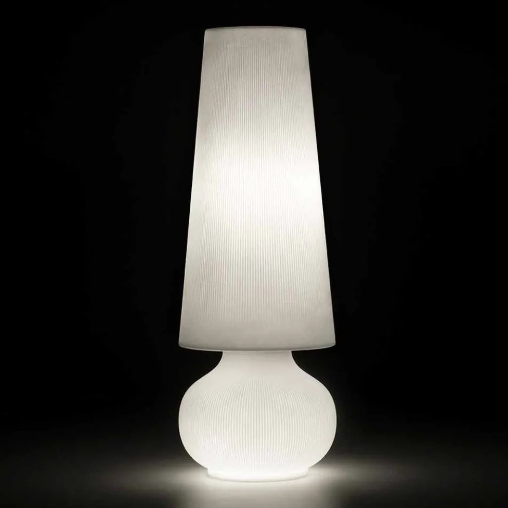 Stehleuchte für den Außenbereich mit Polyethylenstruktur Made in Italy - Desmond