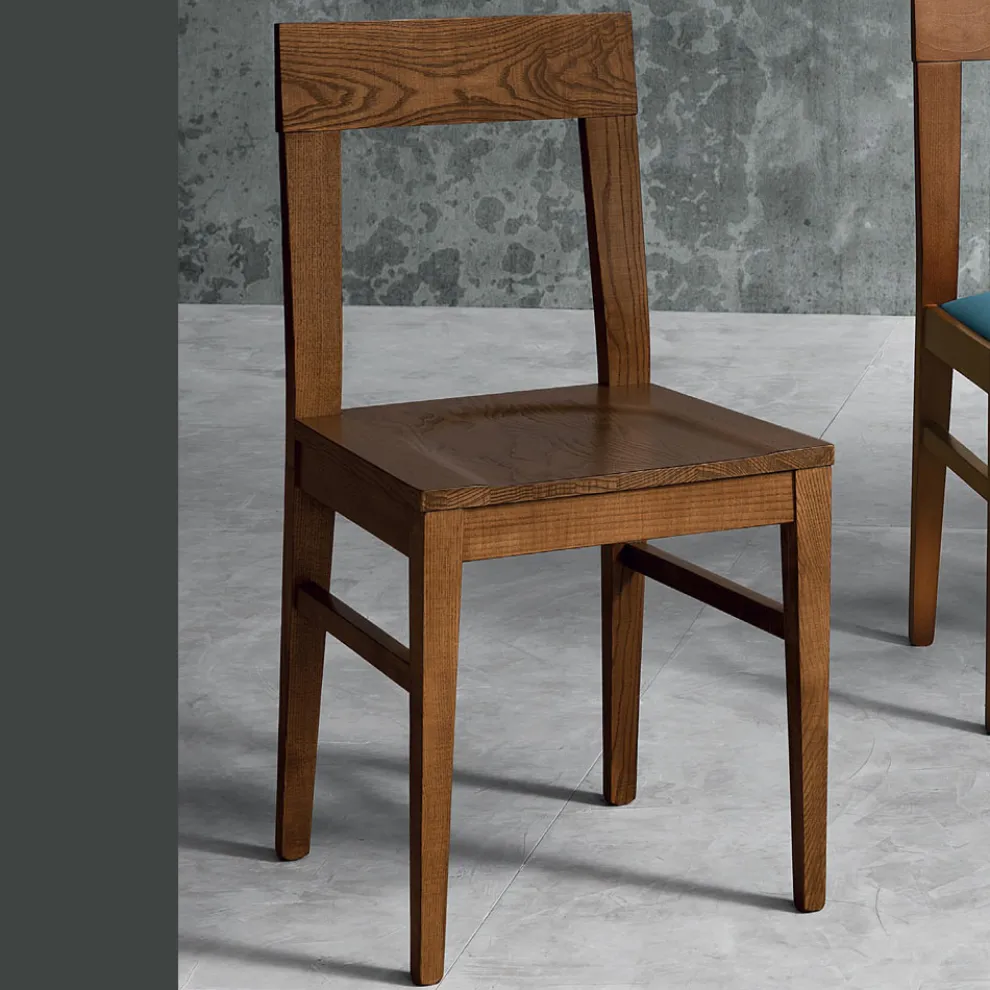 Stuhl aus Masello-Buchenholz Küchendesign Made in Italy - Giannina