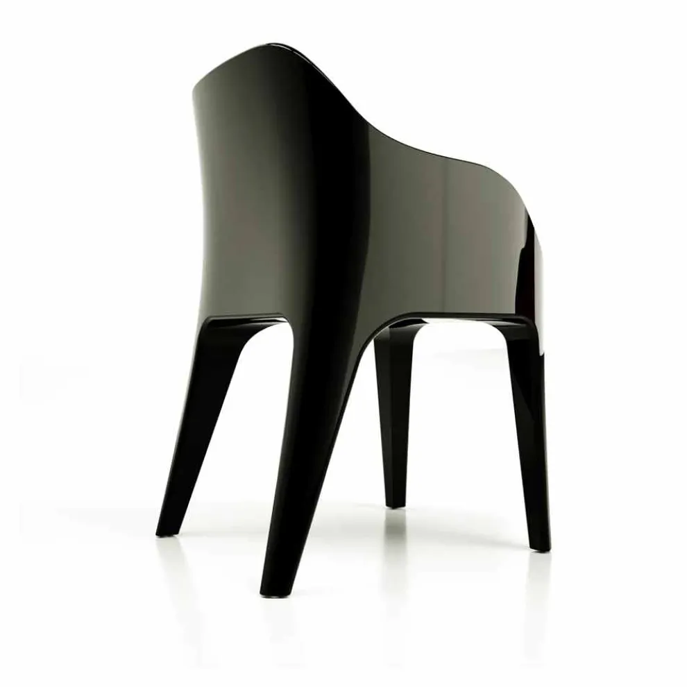 Stuhl aus Solid Surface® in modernem Design Pointer Made in Italy