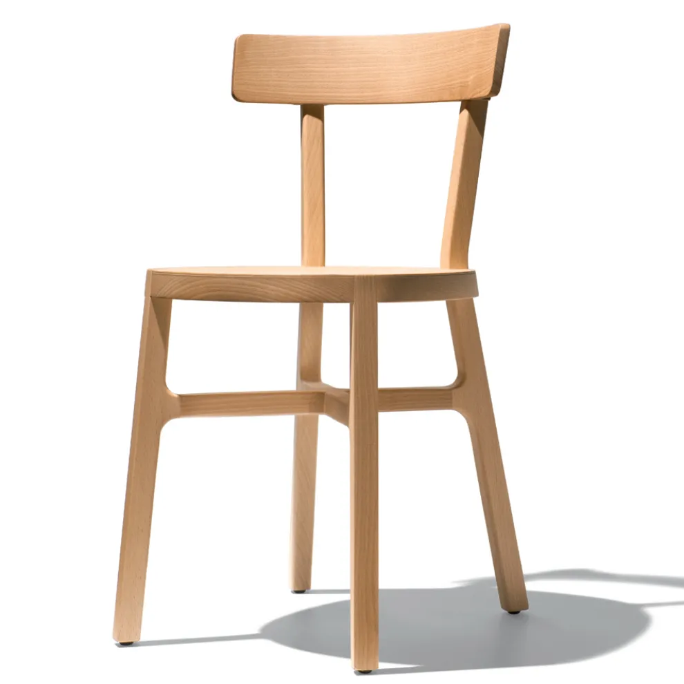 Stuhl für Küche oder Esszimmer aus massiver Buche Made in Italy - Cima