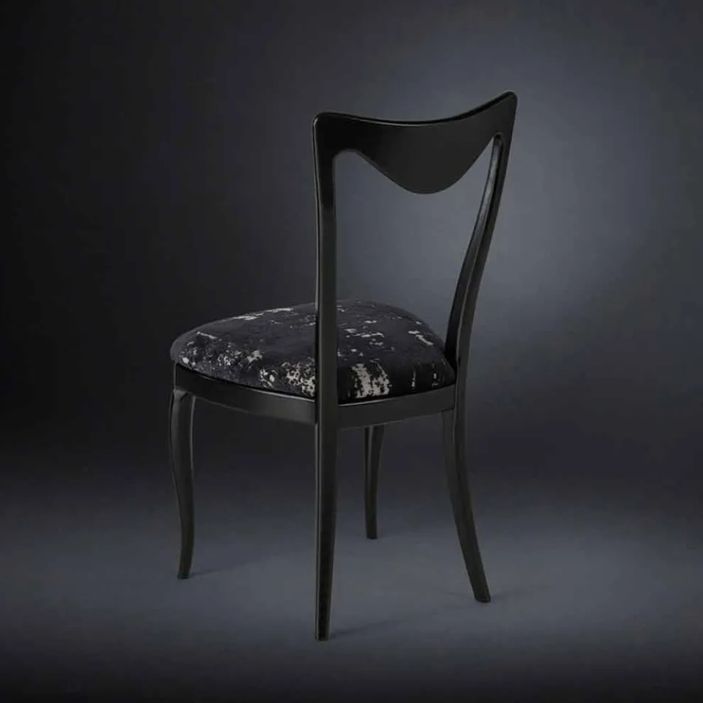 Stuhl im 2er Set mit Samt-Stoffbezug Frida