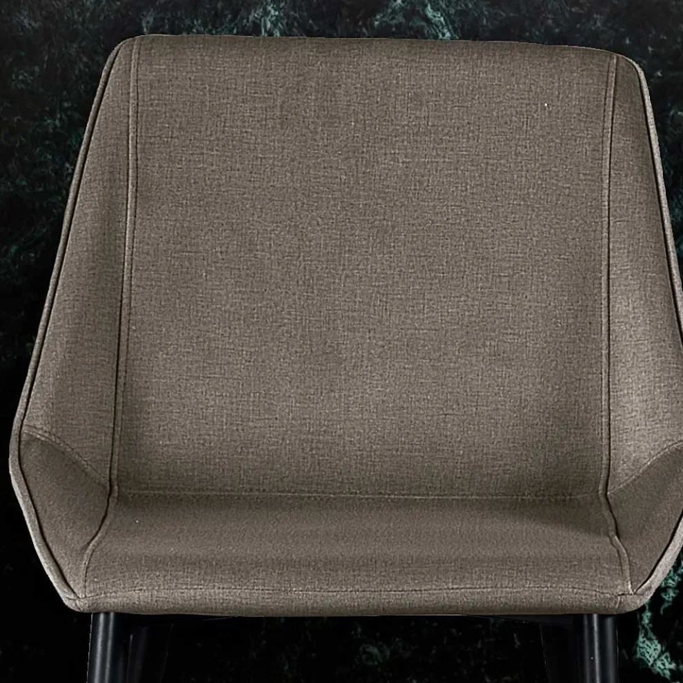 Stuhl mit Metallbeinen und Monocoque-Stoffsitz Made in Italy - Hinata