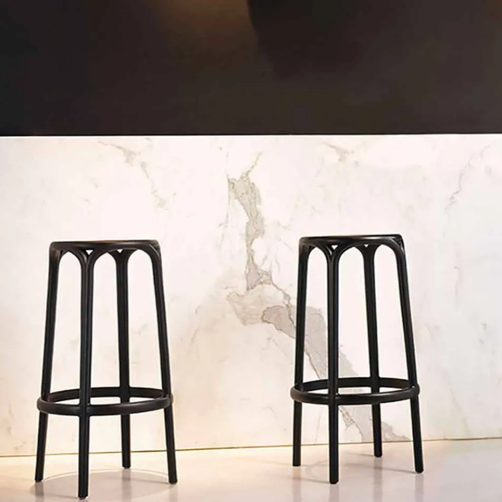 Außenhocker Brooklyn von Vondom aus Polypropylen mit Glasfaser, 4 Stück