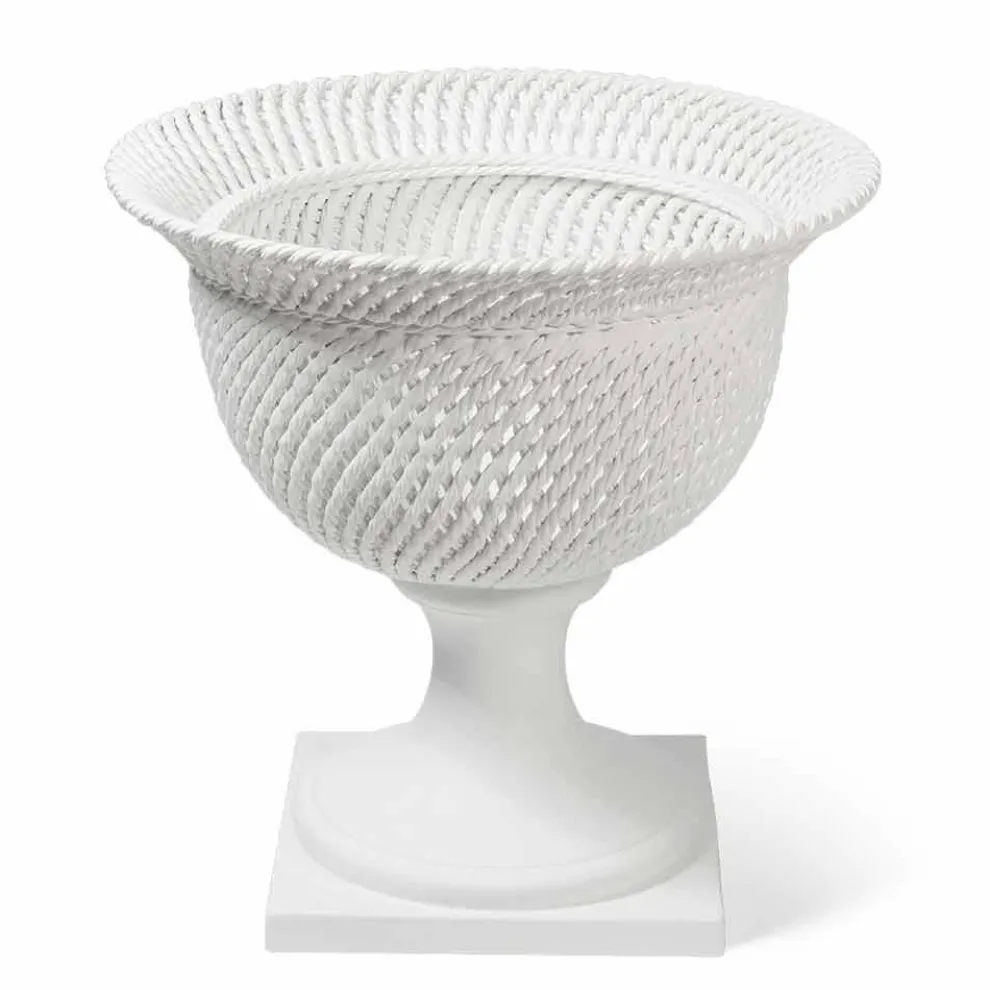 Dekorative Keramikvase für den Innenbereich, handgefertigt in Italien - Napoleon