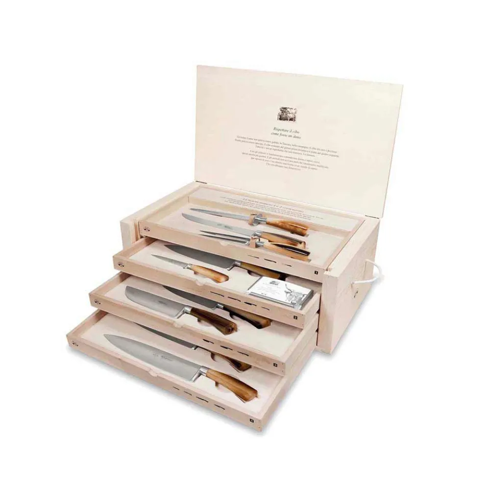 14 Messer Komplettkoffer, Berti Exklusiv für Viadurini - Canaletto