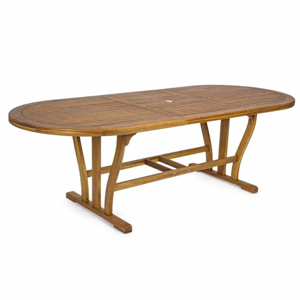 Ausziehbarer Esstisch im Freien Bis zu 240 cm in Holz - Kaley