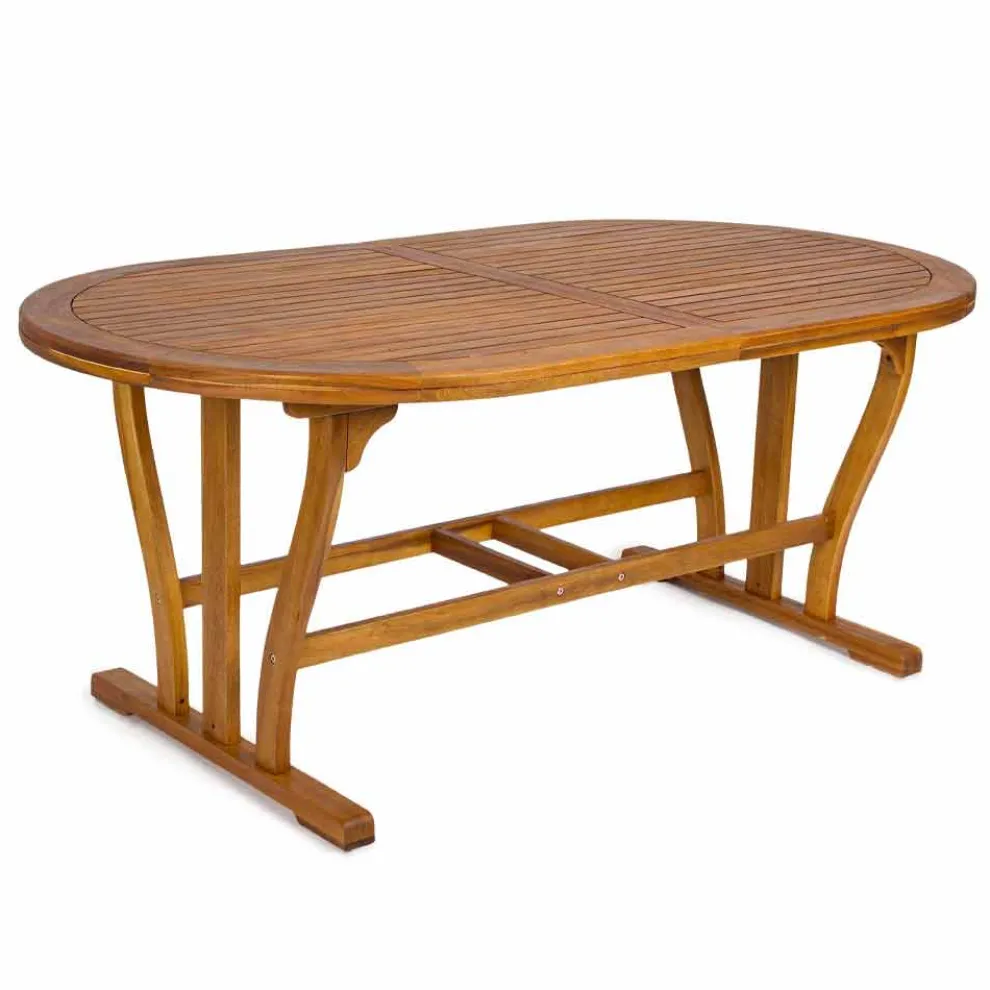 Ausziehbarer Esstisch im Freien Bis zu 240 cm in Holz - Kaley