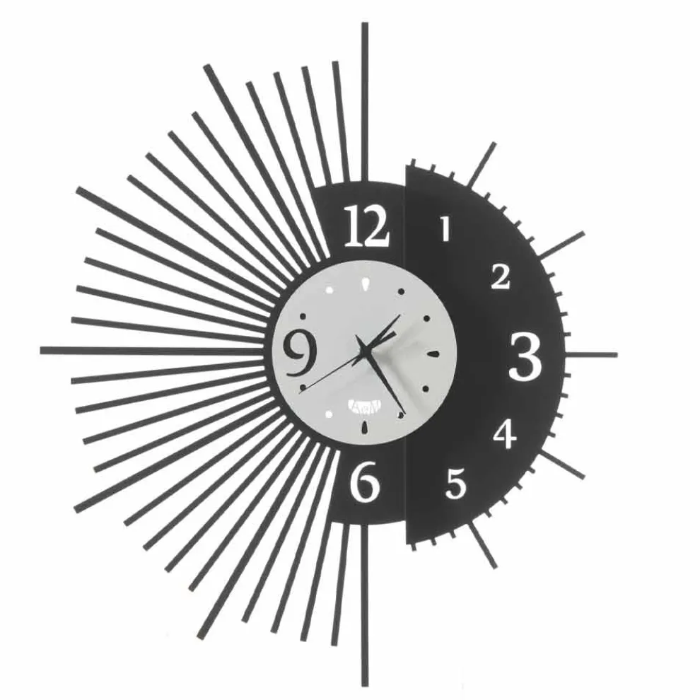 Eisenwanduhr Elegantes Design Made in Italy - Aneto