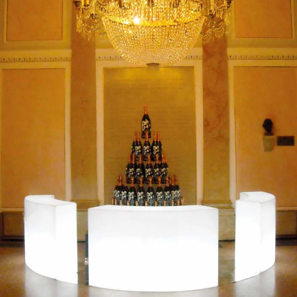 Modulare helle Gartenbar Theke Snack Snack Bar